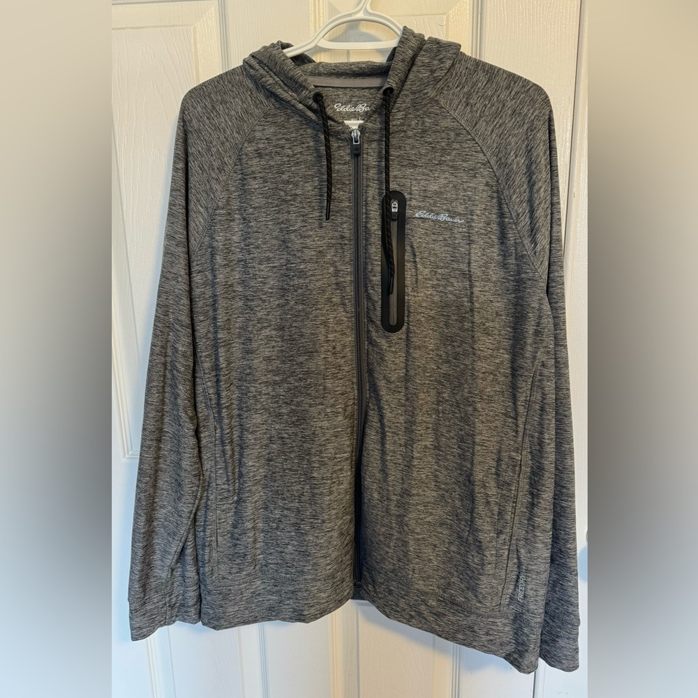 Eddie Bauer Men’s Full Zip Fleece Shearling Jogger FreeDry Hoodie